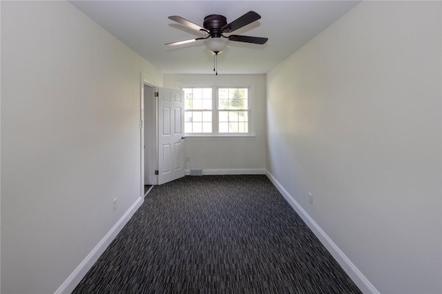 111 E Manilla, Green Tree, PA 15220 - spare room featuring a ceiling fan and dark carpet