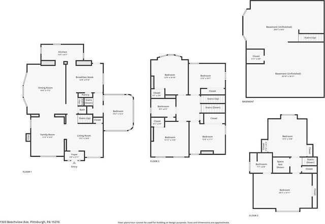 1503 Beechview Ave, Beechview, PA 15216 - view of home floor plan