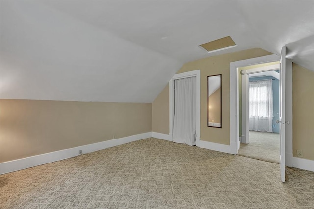 248 Shaffer Rd, North Sewickley Twp, PA 15010 - bonus room featuring vaulted ceiling and light colored carpet