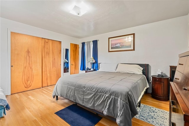 418 Sylvania Dr, Ross Twp, PA 15229 - bedroom with light wood finished floors and a closet