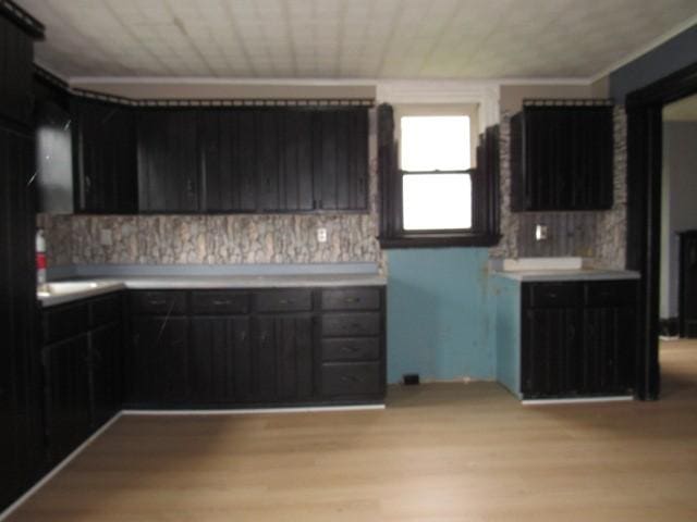 103 Memorial St, Dunbar, PA 15431 - kitchen with light wood finished floors and light countertops