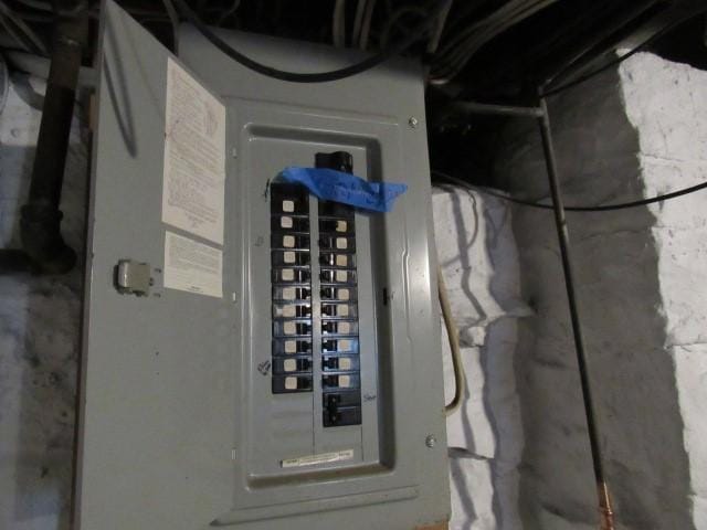 103 Memorial St, Dunbar, PA 15431 - utility room featuring electric panel