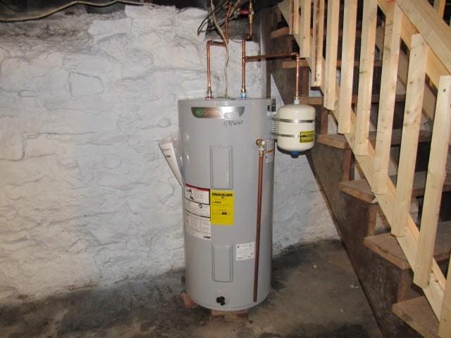 103 Memorial St, Dunbar, PA 15431 - utility room featuring electric water heater