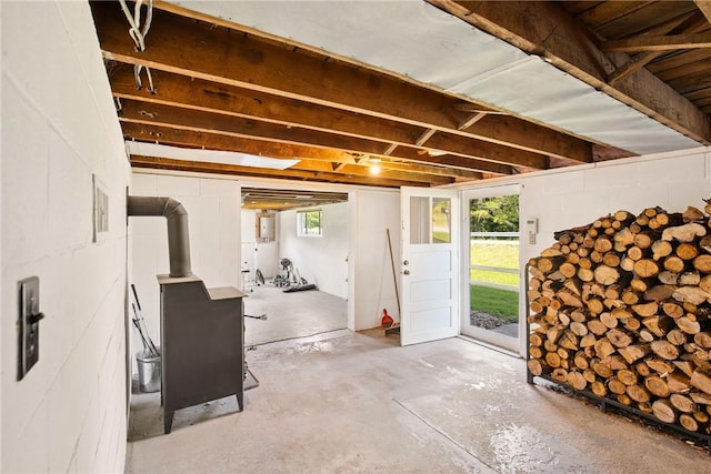 1171 Dividing Ridge Rd, Allegheny Twp, PA 15538 - basement featuring concrete block wall