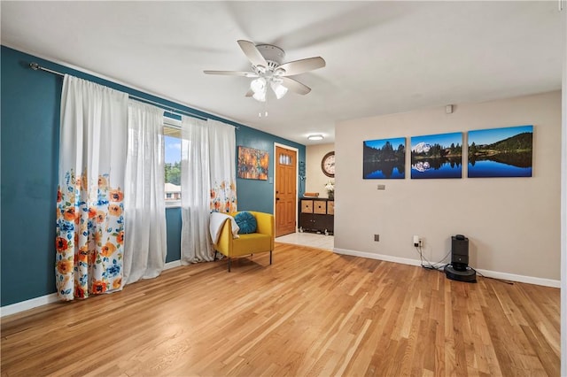 809 Limestone Dr, Shaler, PA 15101 - unfurnished room featuring light wood-style flooring and a ceiling fan