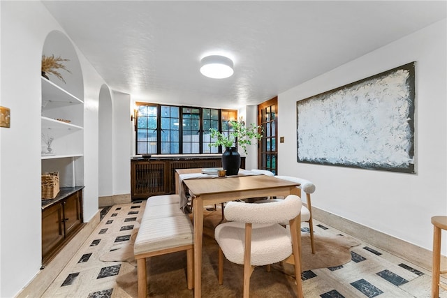 1808 Beechwood Blvd, Squirrel Hill, PA 15217 - dining space with arched walkways and baseboards