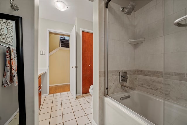 101 Jane Kirk Ct, Center Twp, PA 15001 - bathroom with shower / tub combination, tile patterned floors, and vanity