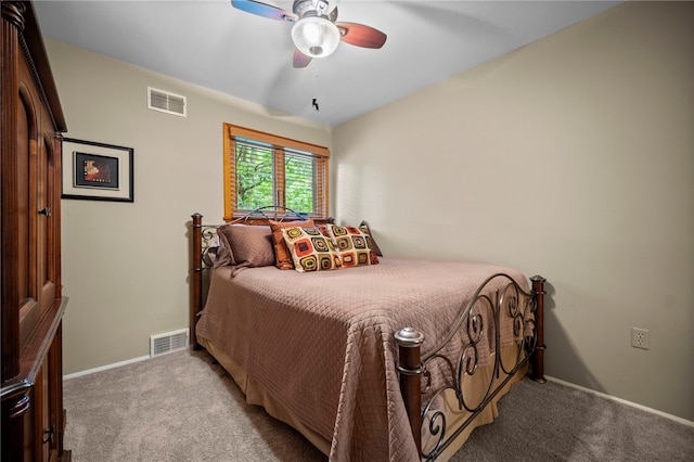 101 Jane Kirk Ct, Center Twp, PA 15001 - carpeted bedroom with baseboards and a ceiling fan