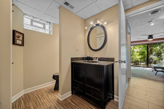 101 Jane Kirk Ct, Center Twp, PA 15001 - bathroom featuring wood finished floors and vanity