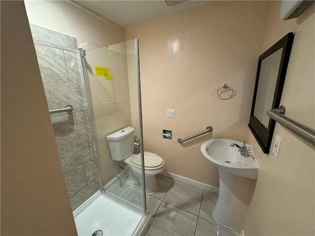 2350 Mount Vernon Ave, Murrysville, PA 15632 - full bath featuring a shower stall and tile patterned floors