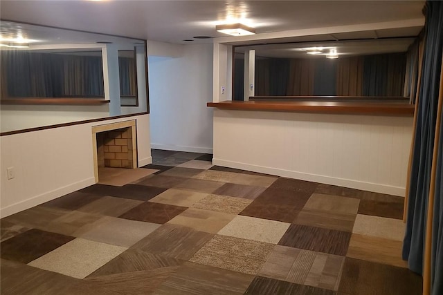 106 Maruth Dr, Ross Twp, PA 15237 - bar area featuring baseboards and tile patterned floors