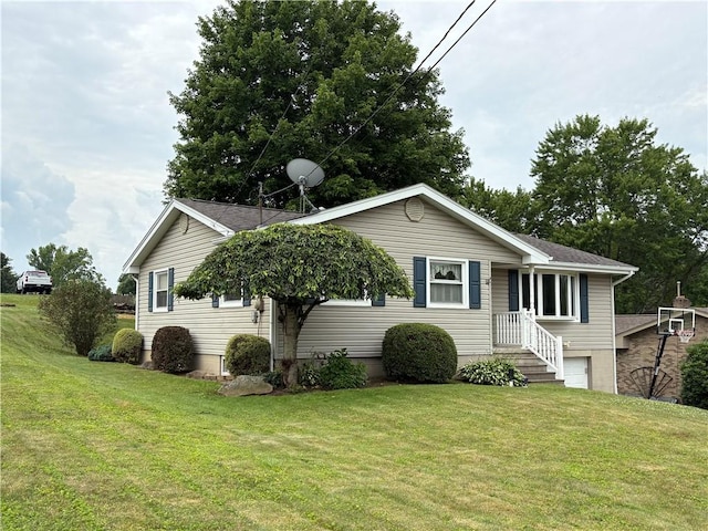 2203 14th St, Patterson Twp, PA 15010 - view of front facade featuring a front lawn and a garage