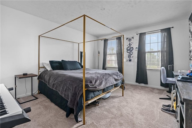 421 Colt Cir, Findlay Twp, PA 15026 - carpeted bedroom with a textured ceiling