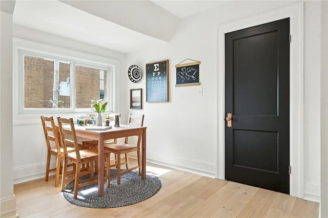 605 N Beatty, East Liberty, PA 15206 - dining area featuring wood finished floors and baseboards