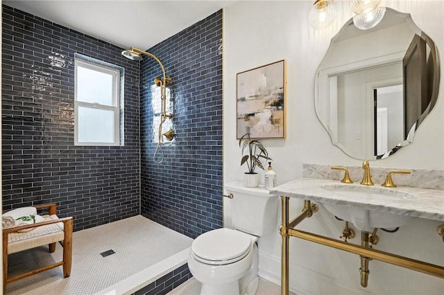 605 N Beatty, East Liberty, PA 15206 - full bathroom with a sink and a tile shower
