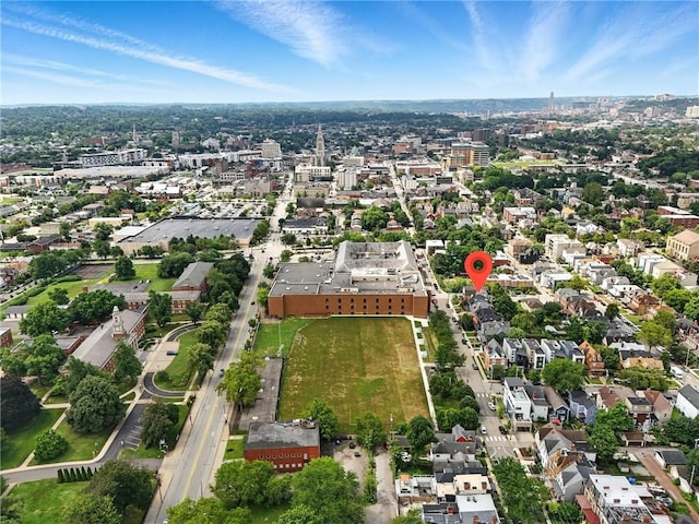 605 N Beatty, East Liberty, PA 15206 - aerial overview of property's location with nearby urban area