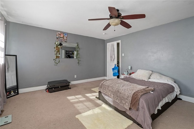 98 S 9th St, South Side, PA 15203 - bedroom featuring carpet floors and a ceiling fan