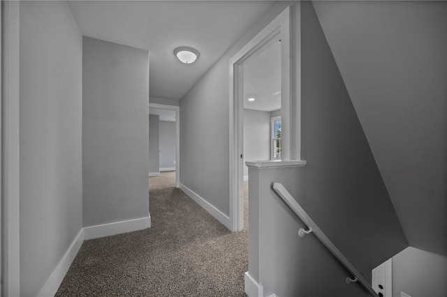 240 Wallingford Dr, Ross Twp, PA 15237 - hall with carpet floors and an upstairs landing