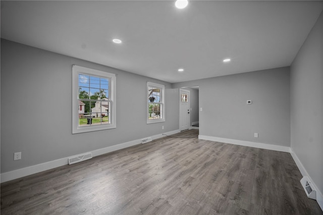 240 Wallingford Dr, Ross Twp, PA 15237 - spare room featuring recessed lighting and wood finished floors