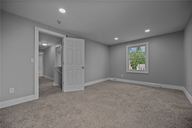 240 Wallingford Dr, Ross Twp, PA 15237 - spare room with carpet flooring, a smoke detector, and recessed lighting