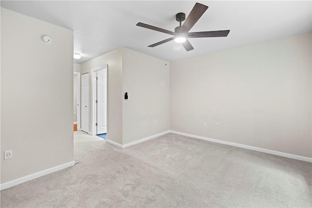 3011 Lenox Oval, Ross Twp, PA 15237 - empty room with light colored carpet, ceiling fan, and a smoke detector