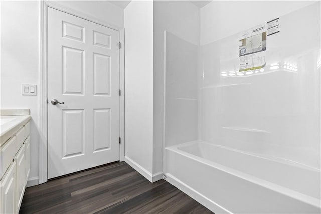 3011 Lenox Oval, Ross Twp, PA 15237 - bathroom featuring wood finished floors, vanity, and tub / shower combination
