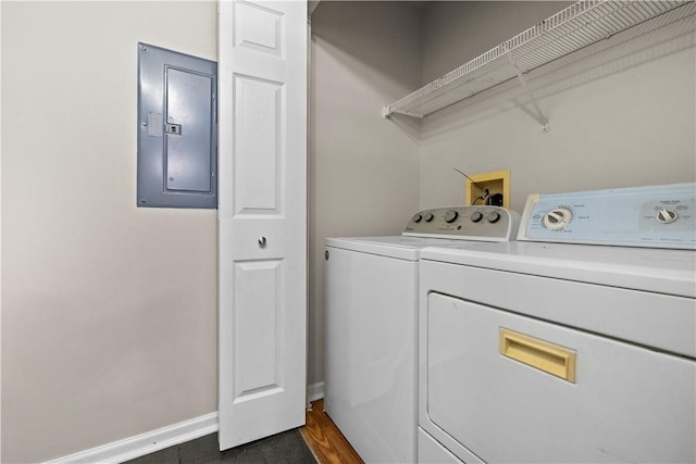 3011 Lenox Oval, Ross Twp, PA 15237 - laundry area featuring electric panel and washing machine and clothes dryer
