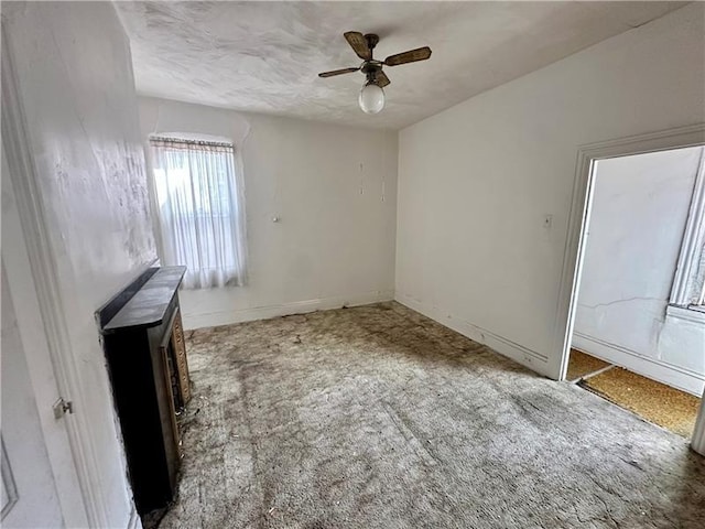119 Van Braam St, Downtown Pgh, PA 15219 - unfurnished bedroom with carpet floors and a ceiling fan