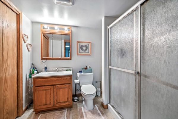 3129 Saranac Dr, South Pymatuning Twp, PA 16150 - full bath with vanity and a stall shower