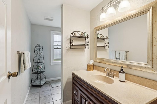 108 Colonial Dr, Leet Twp, PA 15143 - bathroom featuring vanity and tile patterned flooring