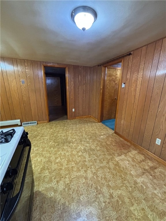 184 Chestnut St, Center Twp/Homer Cty, PA 15731 - carpeted spare room with wood walls