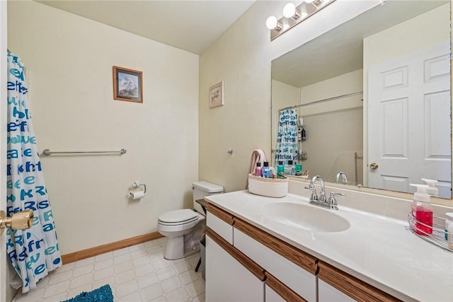915 Jamell Dr, Unity Twp, PA 15601 - full bathroom with tile patterned floors, vanity, and curtained shower