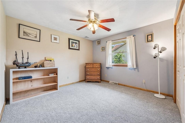 915 Jamell Dr, Unity Twp, PA 15601 - carpeted bedroom with a closet and ceiling fan