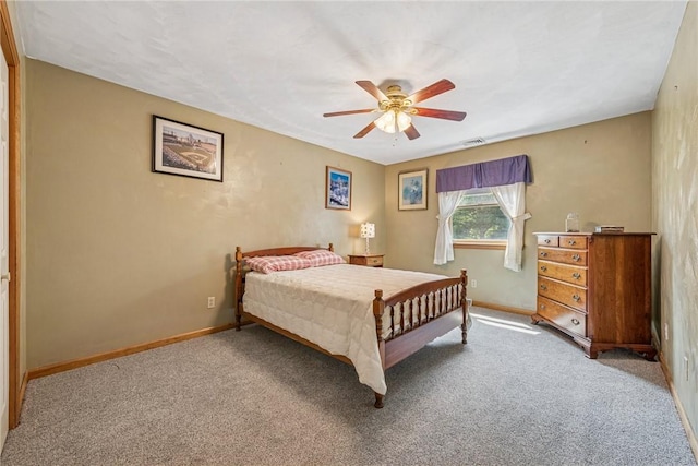 915 Jamell Dr, Unity Twp, PA 15601 - bedroom with carpet flooring and ceiling fan