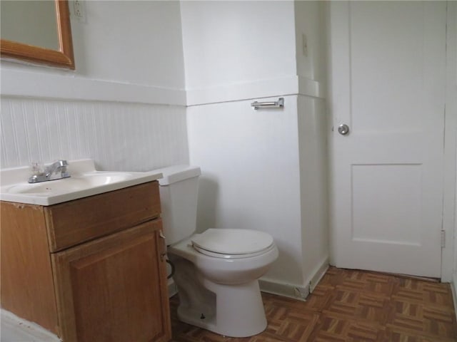 7005 Mckinley Ct, Clairton, PA 15025 - half bathroom featuring toilet and vanity