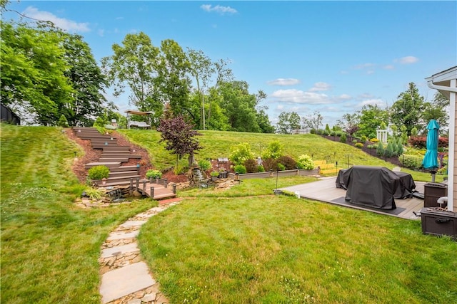 1761 Stevensan Dr, Franklin Park, PA 15143 - view of grassy yard with stairs