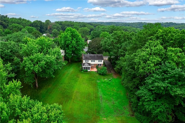 131 Windgate Dr, Marshall, PA 15090 - view of subject property with a heavily wooded area