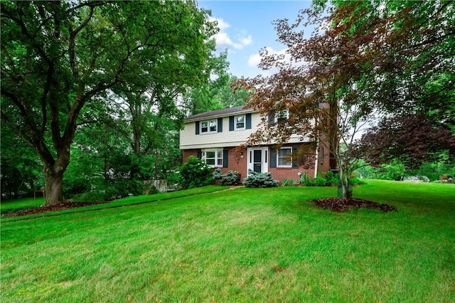 131 Windgate Dr, Marshall, PA 15090 - colonial inspired home featuring a front lawn and brick siding