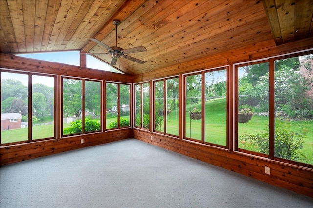 131 Windgate Dr, Marshall, PA 15090 - unfurnished sunroom with healthy amount of natural light, wood ceiling, carpet, and wooden walls