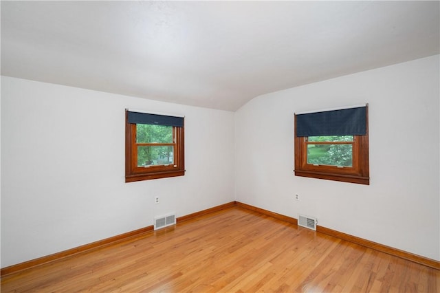 131 Windgate Dr, Marshall, PA 15090 - spare room with lofted ceiling and light wood finished floors