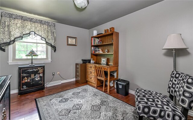 2276 Rochester Rd, Franklin Park, PA 15237 - home office featuring wood finished floors and baseboards