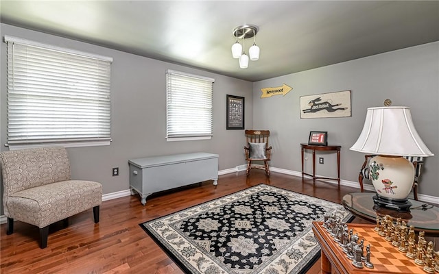 2276 Rochester Rd, Franklin Park, PA 15237 - sitting room with wood finished floors and baseboards