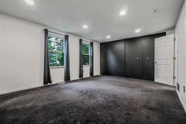226 Glen Spring Cir, North Strabane, PA 15317 - unfurnished bedroom with recessed lighting, carpet, and a closet