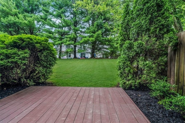 226 Glen Spring Cir, North Strabane, PA 15317 - wooden deck with a yard