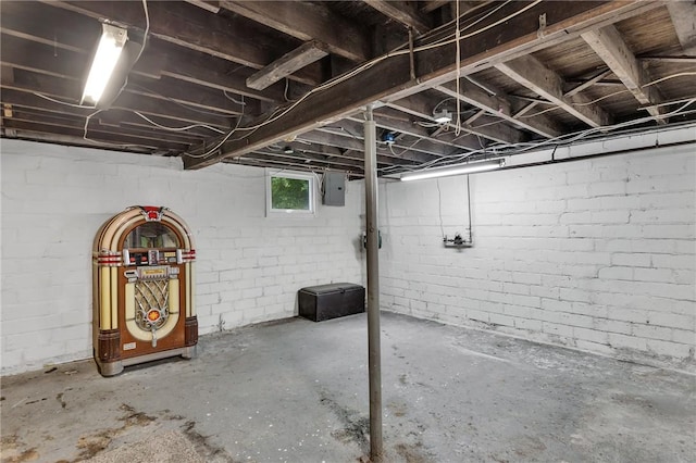1048 Unity Center Rd, Plum Boro, PA 15239 - below grade area featuring electric panel
