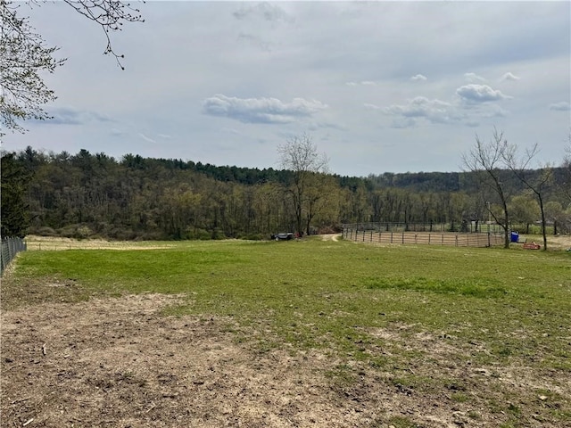 1060 Sugar Run Rd, Nottingham, PA 15367 - view of yard with a view of rural / pastoral area and a view of trees