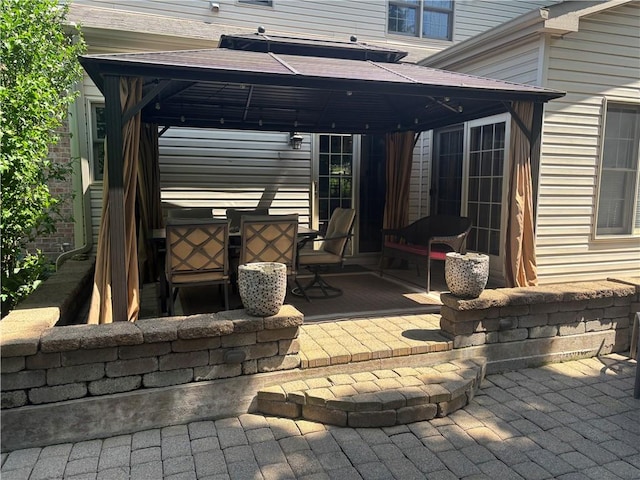91 Celtic Ash Ct, Cranberry Twp, PA 16066 - view of patio with a gazebo and outdoor dining area
