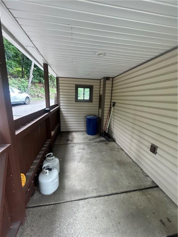 2814 Eccles St, South Side, PA 15210 - view of patio / terrace with a carport