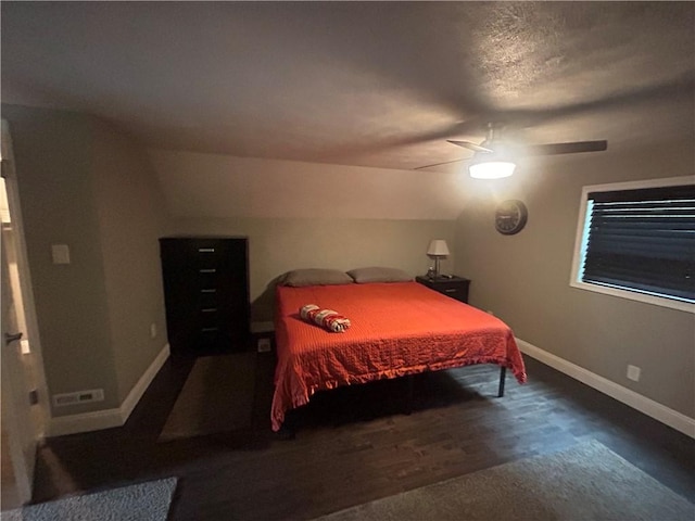2814 Eccles St, South Side, PA 15210 - bedroom with billiards, a ceiling fan, wood finished floors, and vaulted ceiling