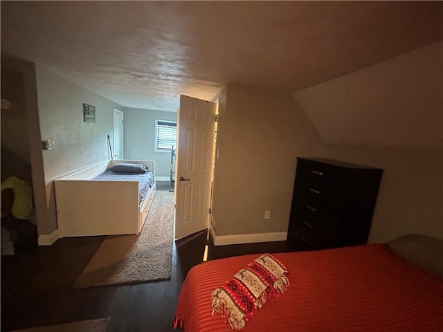2814 Eccles St, South Side, PA 15210 - bedroom featuring wood finished floors and lofted ceiling
